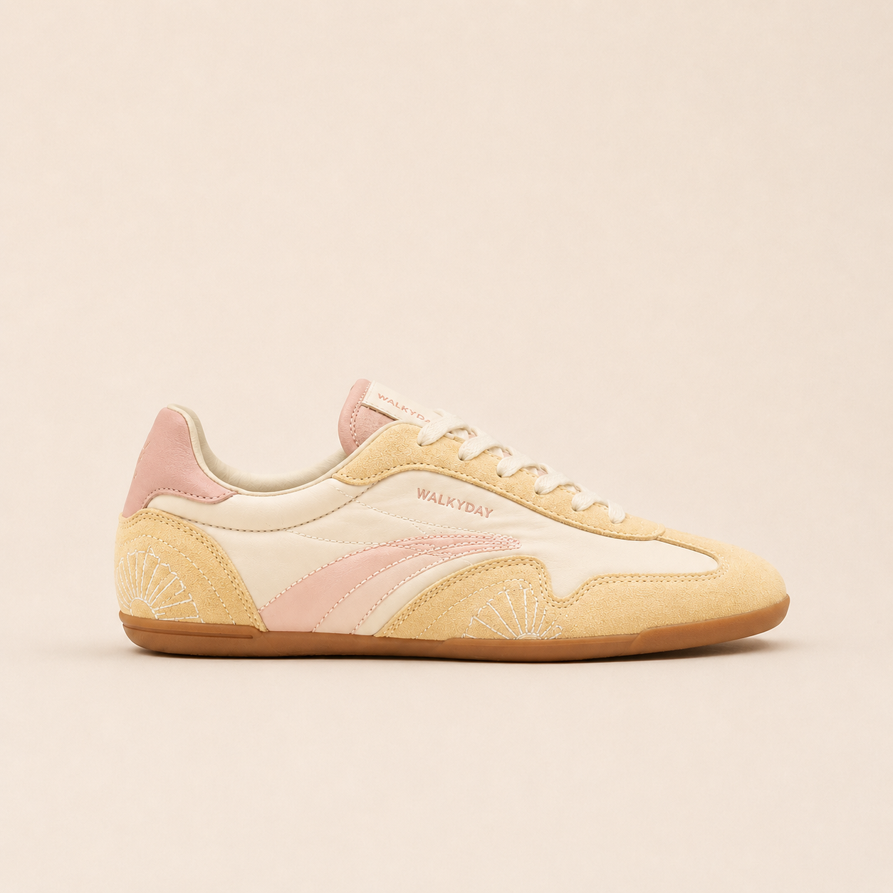 Walkyday Suede Mesh Women - Sunset Sorbet