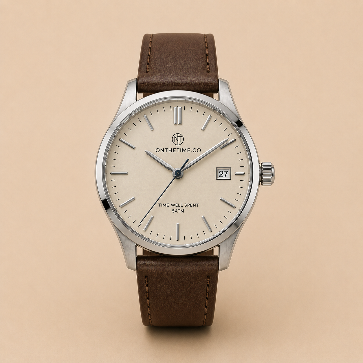Onthetime - Brown leather