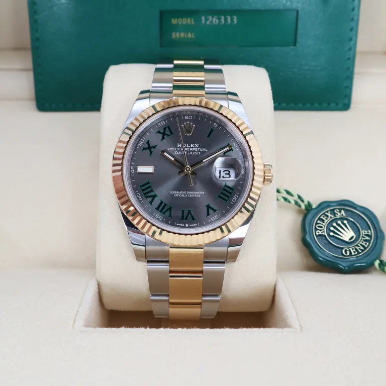 RLX Datejust 41 ‘Wimbledon’ Dial Two-Tone Oyster