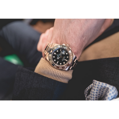 RLX  GMT-Master II ‘Rootbeer’ Everose Gold Oyster
