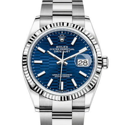 RLX Day-Just Bleu Vif Cannelé