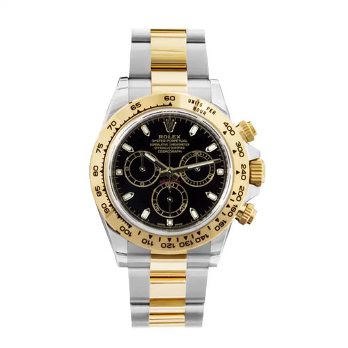 RLX nDaytona Acier/Or Jaune BLACK
