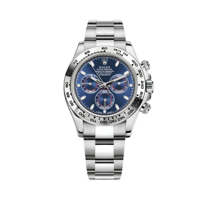 RLX Daytona White Gold De Cadran Blue