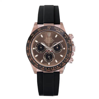 RLX Daytona  Rose Gold with chocolate Dial Black Ceramic Bezel Oyste