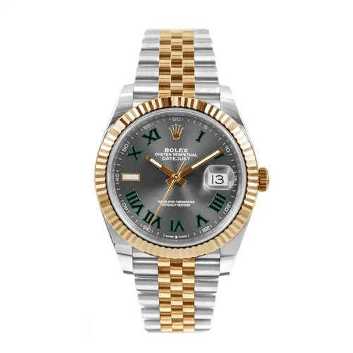 RLX Datejust 41 ‘Wimbledon’ Dial Two-Tone Jubilee
