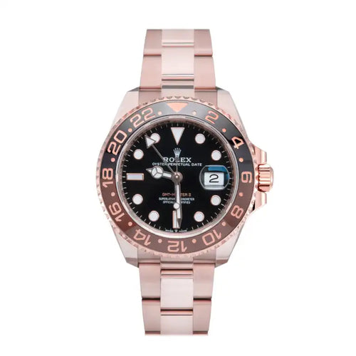 RLX  GMT-Master II ‘Rootbeer’ Everose Gold Oyster