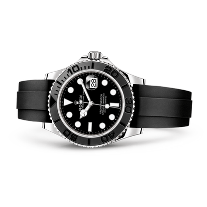 RLX Yacht Master Caoutchouc Noir