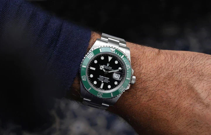 RLX SUBMARINER LUNETTE VERTE