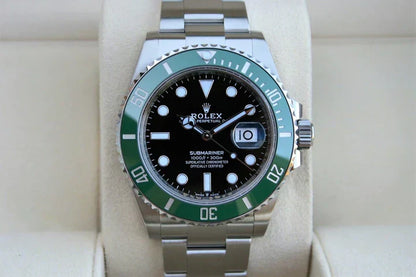 RLX SUBMARINER LUNETTE VERTE